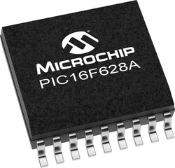 PIC16F628A I/SO SOIC-18 8-Bit 20MHz Microcontroller - Microchip