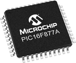 PIC16F877A I/PT SMD TQFP-44 8-Bit 20MHz Microcontroller - Microchip