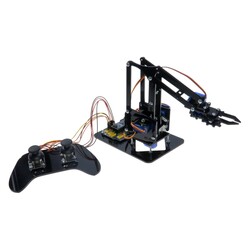 REX Discovery Serisi 4in1 Arduino Pleksi Robot Kol - Elektronikli (Joystick Kol ile Birlikte) 