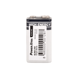 Power-Xtra 9V Alkalin Pil 6LR61 - Power-Xtra