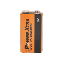 Power-Xtra 9V Çinko Manganez Pil 6F22 