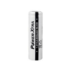Power-Xtra PX8AAFT 1.2V 800mAh AA Ni-Cd Şarjlı Pil - Kutup Başsız - Power-Xtra