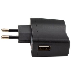 Powermaster Siyah USB Adaptör - 5V 1000mA 