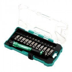 Proskit 14pcs Aluminum handle knife kit PD-398 