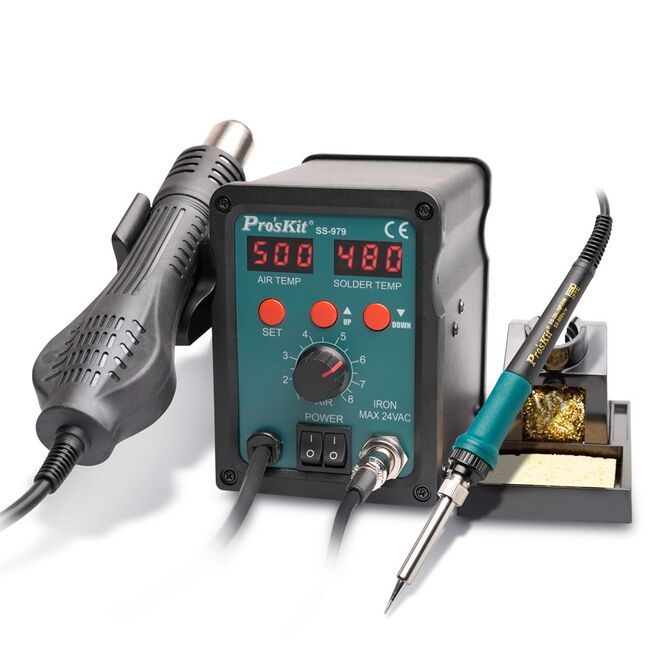 Proskit SS-979B Heat Regulating Soldering Iron Station - 1