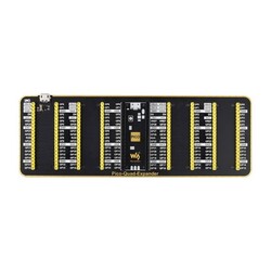 Quad GPIO Expander for Raspberry Pi Pico - Four Sets of Male Headers - USB Power Connector - 4