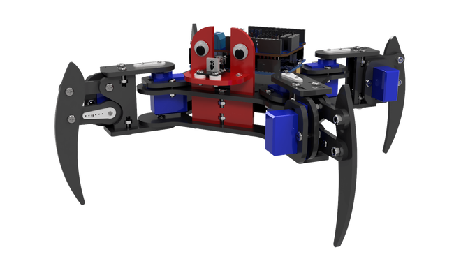 REX Discovery Serisi Quadruped (4 Bacaklı) Örümcek Robot - Elektroniksiz - 4