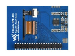 Raspberry Pi için 2.8inç Kapasitif Dokunmatik LCD Ekran Modülü - 480x640 Piksel DPI - IPS - Tam Lamine Sertleştirilmiş Cam Kapak - Düşük Güç - 3