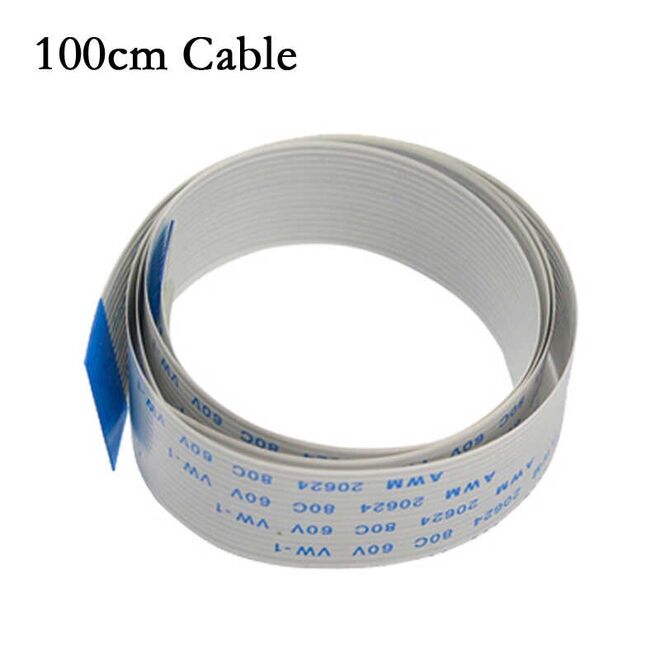 1 Metre Raspberry Pi Kamera Kablosu, FFC 15 Pin (4B/3B+/3B/3A+ Uyumlu) - 1