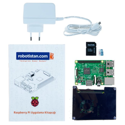 Raspberry Pi 3 Model B+ Kombo Kit - Ekstralı - Robotistan