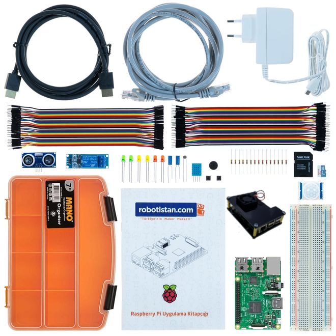 Raspberry Pi 3 Model B+ Süper Başlangıç Seti - 1