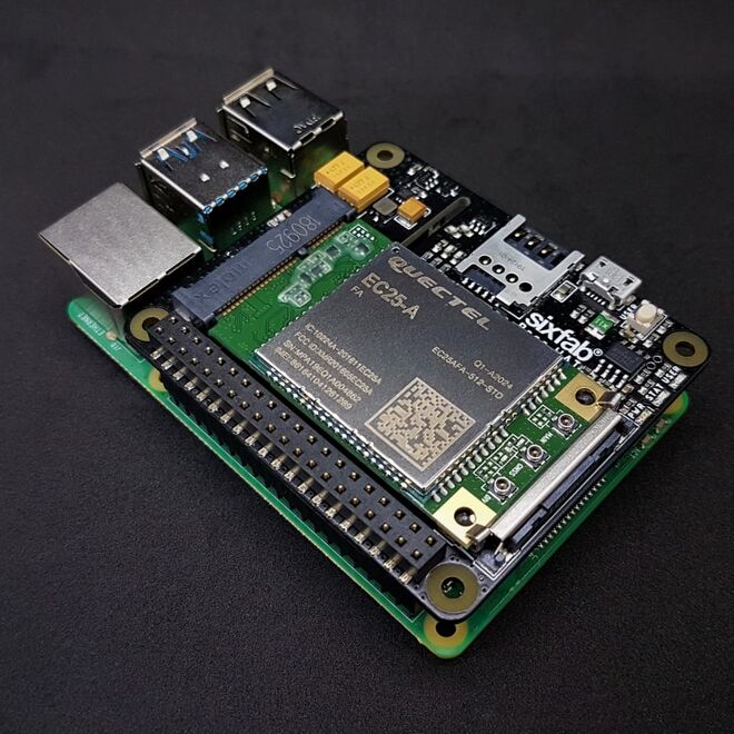 Raspberry Pi 3G/4G & LTE Base HAT - 6