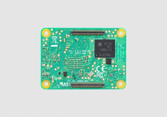 Raspberry Pi Compute Module CM5, 2GB RAM/0GB eMMC, Wireless - CM5102000 - 3