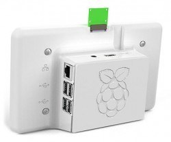 Raspberry Pi Resmi Ekran Case'i - Beyaz - 4