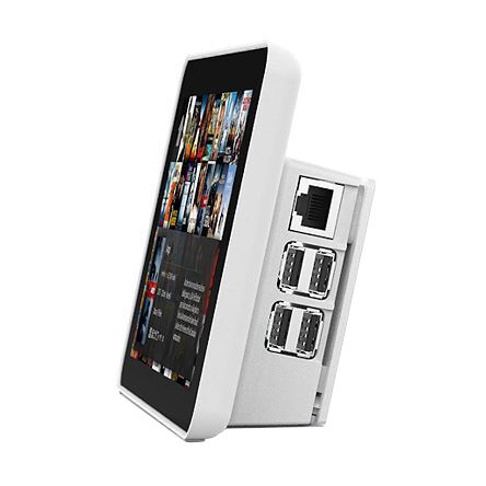 Raspberry Pi Resmi Ekran Case'i - Beyaz - 1