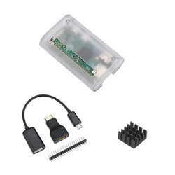 Raspberryi Pi Zero Mat Muhafaza Kutusu - 3 in 1 Adaptör Kit 