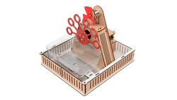 REX Woody Serisi D.I.Y Baloncuk Değirmeni - Boyanabilir (STEM) 