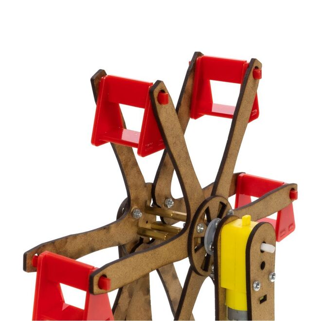 REX Woody Serisi D.I.Y Dönme Dolap - Ferris Wheel - (Boyanabilir) - STEM - 3