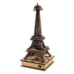 REX Woody Serisi Eyfel Kulesi - Eiffel Tower (STEM) - Boyanabilir - REX