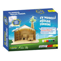 Ev Modelli Rüzgar Türbini 
