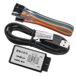 Saleae USB Logic Analyzer - 24 MHz 8 Channelss 