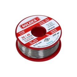 Soldex 0.75 mm 200 g Lehim Teli (%60 SN / %40 Pb) 