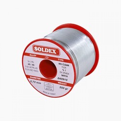 Soldex Sn60 Pb40 Lehim Teli - 0.7mm 500gr - Soldex