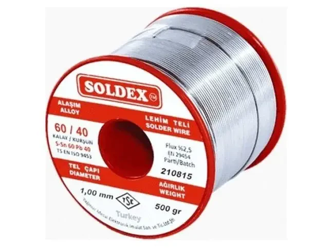 Soldex Sn60 Pb40 Solder Wire - 1mm 500gr - Soldex