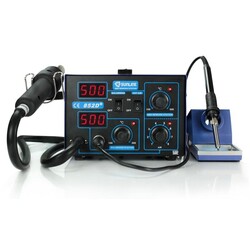 Sunline 852D+ Diaphragm Pump Soldering Iron Station - 1