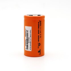 SUPEX 26500 3.7V 3200mAh Li-ion Şarjlı Pil - Kutup Başsız - Supex
