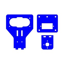 Ultrasonic Sensor Mounting (Type A-B-C) - Without Electronics 