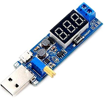 DC-DC USB Boost Güç Regülatör Modülü 3.3V 5V - 9V 12V 24V Masaüstü Güç Modülü - 1
