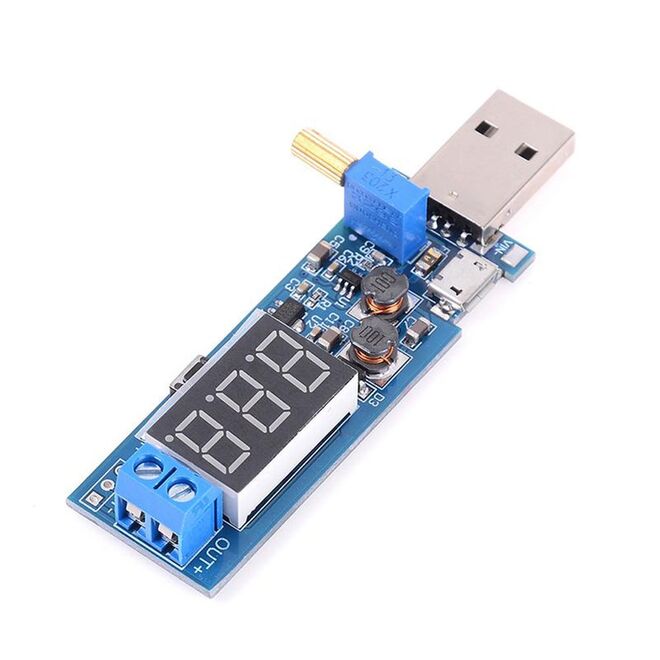DC-DC USB Boost Güç Regülatör Modülü 3.3V 5V - 9V 12V 24V Masaüstü Güç Modülü - 3