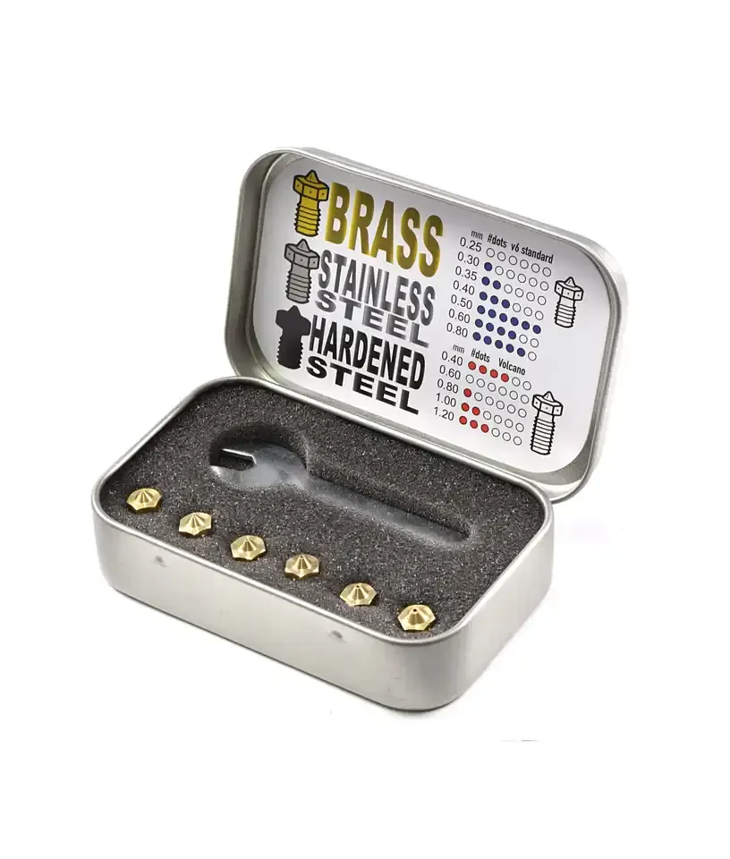 V6 Set of 6 Nozzles with Key and Box 