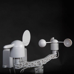 Weather Station Kit with Anemometer-Wind Vane-Rain Bucket 