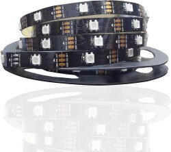 WS2812B 5 Metre Adreslenebilir RGB Şerit LED - 30 LED - IP20 - Çin