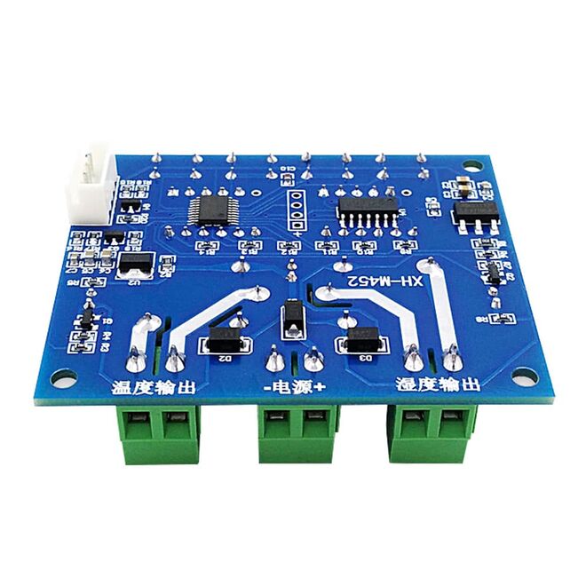 XH-M452 Çift Çıkışlı Dijital Sıcaklık ve Nem Kontrollü Termostat - 12V/DC - 4