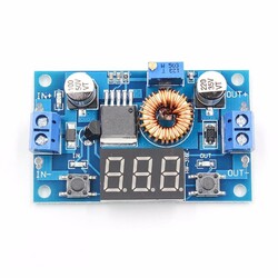 XL4015 DC-DC Adjustable Voltage Stepper with Digital Display - Voltmeter 