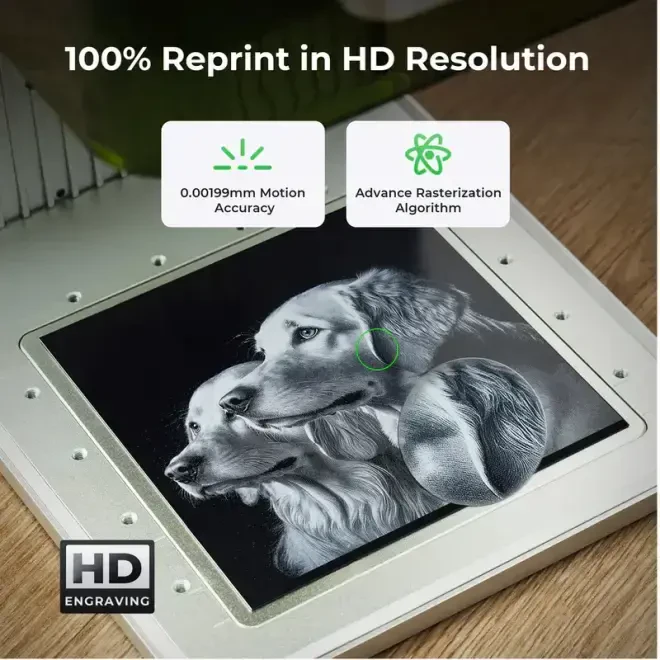 xTool F1 Çift Lazerli Taşınabilir Gravür Makinesi - Light Green - 5