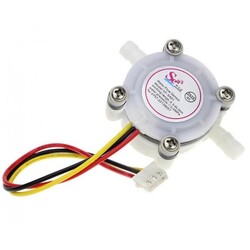 Water Flow Sensor YF-S401 Flowmeter 0.3-6L/Min 2mm - White 