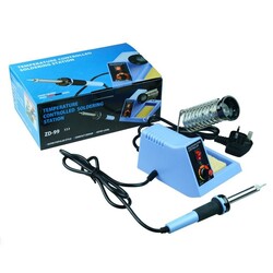 ZD-99 Temperature Adjustable Analog Soldering Iron Station - Robotistan